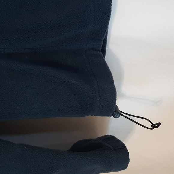 Columbia Women's Size L Dark Blue Fleece Zip Up Jacket - Picture 12 of 12